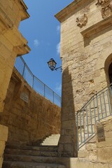 Cittadella Fortress in Rabat Victoria on the island of Gozo, Malta