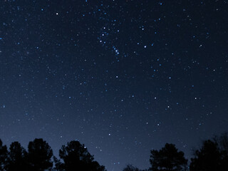 Naklejka premium Night sky with stars