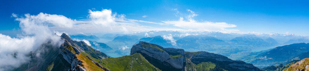 Obraz premium Mount Pilatus Panorama