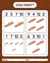How many counting game with tamarind. worksheet for preschool kids, kids activity sheet, printable worksheet