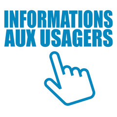 Logo informations aux usagers.
