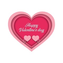 pink valentine heart