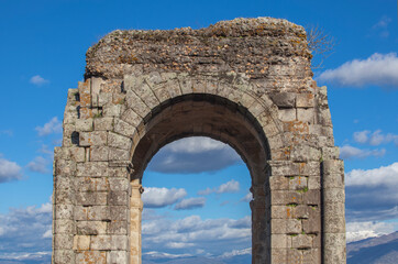 Fototapeta na wymiar Roman city of Caparra, Extremadura, Spain