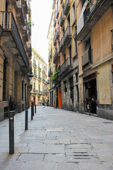 Obraz premium Architectural detail of the city of Barcelona, ​​Catalonia, Spain 