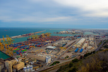 Barcelona city view, Catalonia, Spain
