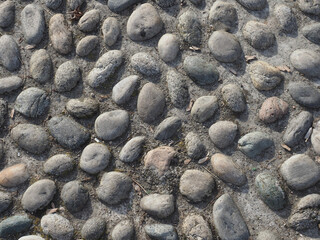 grey stone pebbles texture background