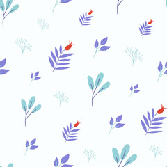 Vector tropical leaves seamless repeat pattern design background. Perfect for modern wallpaper, fabric, 
home decor, and wrapping projects.