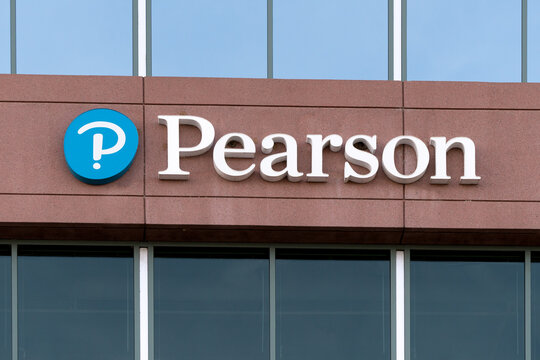 Pearson PLC Office Building and Trademark Logo