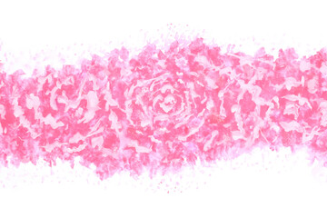 ピンク 花 春 バラ 水彩 抽象 背景