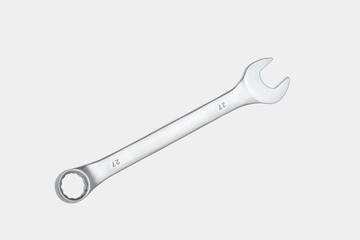 wrench isolated on white background with copy space for your text