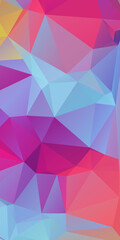 Fototapeta premium Abstract Color Polygon Background Design, Abstract Geometric Origami Style With Gradient. Presentation,Website, Backdrop, Cover,Banner,Pattern Template
