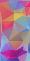Obraz premium Abstract Color Polygon Background Design, Abstract Geometric Origami Style With Gradient. Presentation,Website, Backdrop, Cover,Banner,Pattern Template