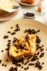 Delicious cheese cake for dessert.