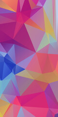 Fototapeta premium Abstract Color Polygon Background Design, Abstract Geometric Origami Style With Gradient. Presentation,Website, Backdrop, Cover,Banner,Pattern Template