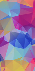Obraz premium Abstract Color Polygon Background Design, Abstract Geometric Origami Style With Gradient. Presentation,Website, Backdrop, Cover,Banner,Pattern Template