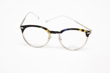 Optic glasses, isolated colored  frame