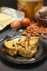Cheese burnt cake food photo.