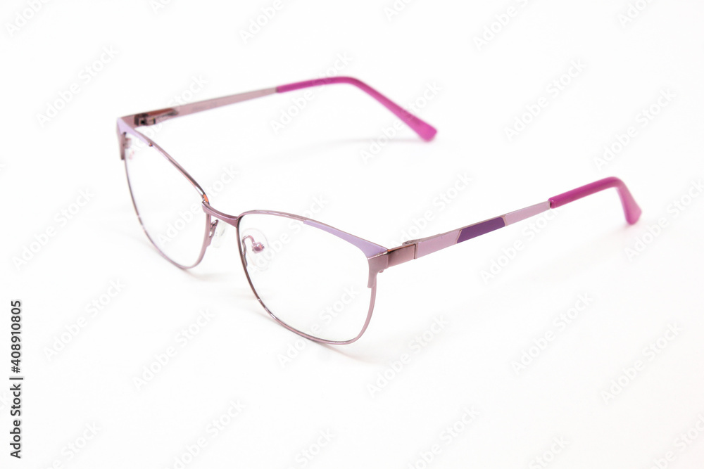 Wall mural Optic glasses, metallic purple frame