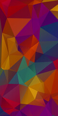 Obraz premium Abstract Color Polygon Background Design, Abstract Geometric Origami Style With Gradient. Presentation,Website, Backdrop, Cover,Banner,Pattern Template