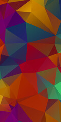 Fototapeta premium Abstract Color Polygon Background Design, Abstract Geometric Origami Style With Gradient. Presentation,Website, Backdrop, Cover,Banner,Pattern Template