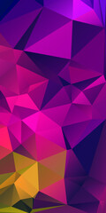 Obraz premium Abstract Color Polygon Background Design, Abstract Geometric Origami Style With Gradient. Presentation,Website, Backdrop, Cover,Banner,Pattern Template