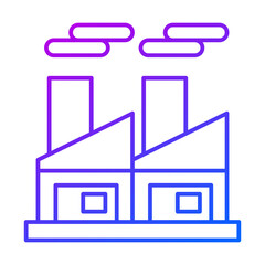 Factory icon vector