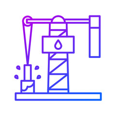 Oil mine icon