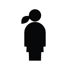 woman icon, people vector