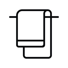 towel icon vector