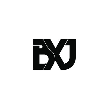 bxj letter original monogram logo design