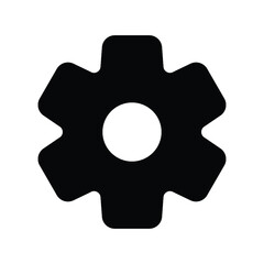 gear setting icon vector
