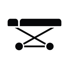 hospital mattress icon vector