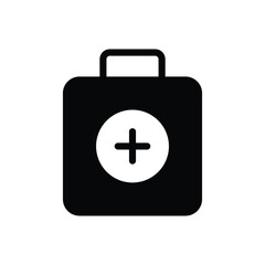 Obraz premium first aid kit icon vector