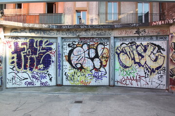 graffiti, wall, street, art, urban, sign, town, old, paint, brick, ancient, building, spray,...