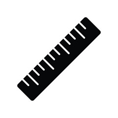 ruler, office stationery vector