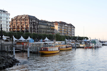 river, city, water, bridge, panorama, view, architecture, travel, europe, city, sky, blue, landscape, sea, night, tourism, skyline, geneva, switzerland, cityscape, harbor, panoramic, lake, urban, old,