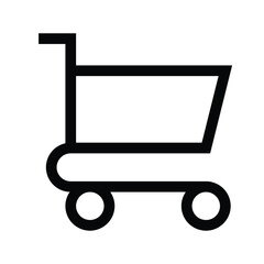 shopping cart icon vector