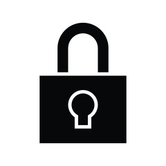 padlock icon vector