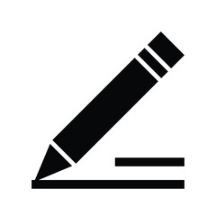 pencil editing icon vector