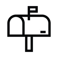 mailbox icon vector
