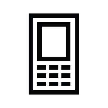 Feature Phone Icon Mobile Device Communication Vector