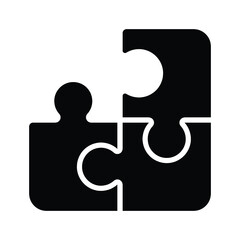puzzle icon vector