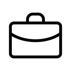 briefcase icon, business vector