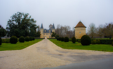 Fototapeta na wymiar Chateau du Medoc, Bordeaux region, France 