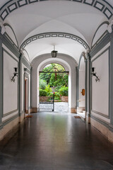 entrance to courtyard