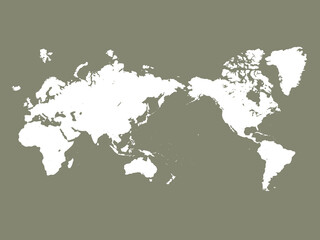 世界地図　日本地図　ビジネス背景　グローバル　白背景