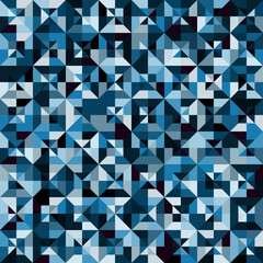 The Seamless Abstract Colorful Triangle Patterns