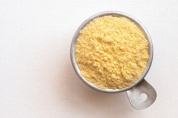 Corn Flour in a Measuring Cup