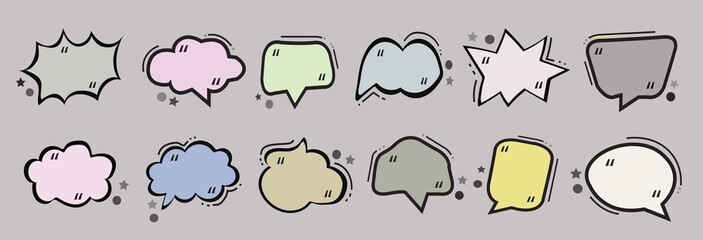 text ballon or text bubble
