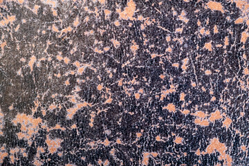 Old rough texture and peeling leather sofa as abstract background.